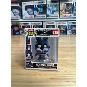 BITTY Nightmare Bonnie Five Nights Freddy's Funko Pop #215 5NAF Horror 5 Games